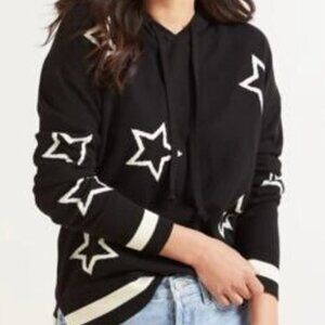 Peyton Jensen Star Stretchy Knit Hoodie